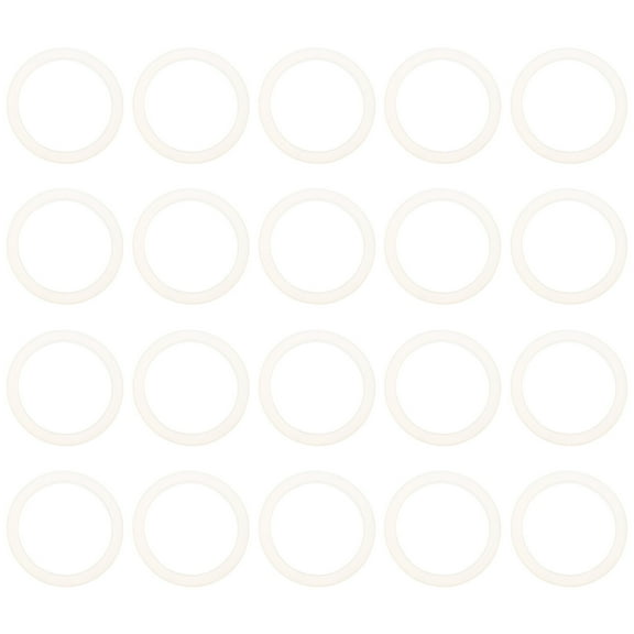 20-Pack Silicone Sealing for Jar Lids, Leakproof Jar Gaskets, Replacement Seals for Canning Jars