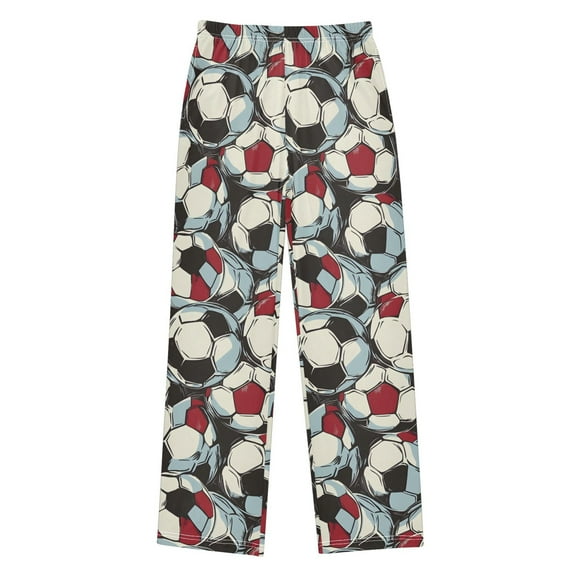 joogoo Football Soccer Ball Pajama Pants Pj Bottoms Sleepwear Lounge L