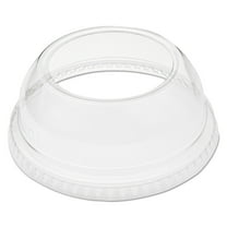 Dart® Open-Top Dome Lid, Fits 9 Oz To 22 Oz Plastic Cups, Clear, 1.9" Dia Hole, 1,000/carton