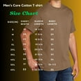 thumbnail image 4 of Mens Core Cotton Male T-Shirts Stonewashed Blue 4XL, 4 of 4