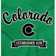 thumbnail image 2 of Colorado Cute State Flag Souvenir Men's Graphic T Shirt Tees Brisco Brands X, 2 of 6