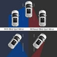 thumbnail image 3 of XINQIHANG 2 pcs Blind Spot Mirrors, 2" Oval Ultra-thin Frameless HD Glass Convex Side Rear View Mirror with Wide Angle Adjustable Stick for Cars SUV and Trucks, Pack of 2, 3 of 7