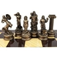 thumbnail image 3 of Greek Mythology Olympus Gods Chess Set Pewter Bronze Color W/ 17" Elegance Board, 3 of 8