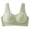 Green, variant on Women's Ribbed Seamless Soft Smooth Pull On Bras Wirefree Light Support Padded Bralettes Full Coverage Lift Comfort Sleep Everyday Bra, M-XXL