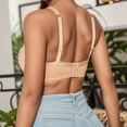 thumbnail image 4 of Sngxgn Women's Comfort-Strap Wireless, Full-Coverage Bra(Beige,80C), 4 of 9