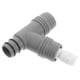 thumbnail image 3 of Adaptador de desagüe para fregadero de cocina, conector de filtro en forma de Y, salida de aguas residuales, rosca externa, conector de rosca interna con entrada para lavavajillas, gris claro, 3 of 7