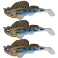 thumbnail image 2 of Cebo para peces, juego de 3 señuelos de pesca con cabeza gorda, cebo artificial fiel a su promesa, 2 of 8