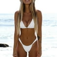 thumbnail image 1 of Women's High Cut Lace Solid Bikini Set S-XL, 1 of 6