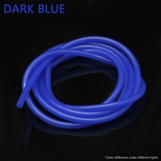 Tubo de silicona Flexible para refrescos, manguera de goma de grado alimenticio, 1 metro, 2, 3, 4, 5, 6, 7, 8, 9, 10mm, Conector de agua