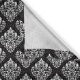 thumbnail image 5 of Ambesonne Damask Grommet Curtain, Timeless Foliage Leaves, 50" x 96", Grey Black and White, 5 of 6
