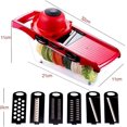 thumbnail image 5 of Vegetable Slicer Stainless Steel Mandolin Vegetable Cutter, 5 of 5