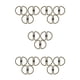 thumbnail image 3 of Naiovety 6 piezas en forma de U llavero anillo latón tornillo bloqueo Clip llaveros coche llavero organizador suministros para mochila bronce Type2 NO2, 3 of 6