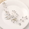 thumbnail image 3 of Leaf Rhinestone Hair Clip,Leaves Rhinestone Clip Lightweight Leaf Rhinestone Hairpin Leaves Rhinestone Clip Finest Materials, 3 of 8