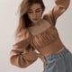 thumbnail image 4 of Camisas con mangas abullonadas,Top con mangas abullonadas y mangas largas para mujer Camisas con mangas abullonadas largas Top de línea, 4 of 6