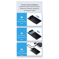 thumbnail image 4 of 2.5In HDD Enclosure to USB3.1 External Hard Drive Case 6Gbps HDD SSD Hard Drive Enclosure Storage Case for PC, 4 of 7