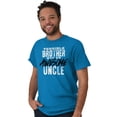 thumbnail image 5 of Terrible Brother Awesome Uncle Men's Graphic T Shirt Tees Brisco Brands X, 5 of 6