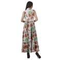 thumbnail image 4 of Moomaya Robes Chemises à Col pour Femmes Imprimées en Rayonne à Boutons Robes Maxi pour Femmes, 4 of 4