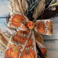 thumbnail image 3 of Pumpkin Patch Natural Wired Ribbon - 2 1/2" x 10 Yards, Fall Decor, Bows, Autumn Wreath, Halloween, Thanksgiving, 3 of 3