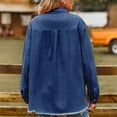 thumbnail image 5 of Leesechin Denim Jackets for Women Denim Jacket Long Sleeve Slimming Cardigan Pocket Coat Tops, 5 of 5
