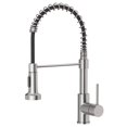thumbnail image 1 of Grifo de cocina OWOFAN Industrial con pulverizador desplegable, 1 of 6