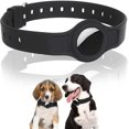 thumbnail image 1 of (negro) Collar para perros Apple, funda de silicona ajustable y antipérdida, accesorio para collar GPS para perros, adecuado para perros pequeños, gatos y mascotas de tamaño mediano. Rojo Verde Cocina, Decoración y Otros, 1 of 5