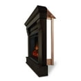thumbnail image 3 of Bowery Hill Solid Wood Espresso Electric Corner Fireplace Rectangular Adjustable Thermostat 37.6" Assembled, 3 of 25