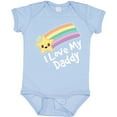 thumbnail image 3 of Inktastic I Love My Daddy Boys Girls Star Rainbow Boys or Girls Baby Bodysuit, 3 of 5
