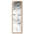 thumbnail image 2 of ArtToFrames 11" x 37" Gold And Stained Brown Picture Frame, 11x37 inch Gold Wood Poster Frame (WOM-4766), 2 of 7