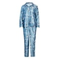 thumbnail image 1 of Winnie the Pooh Womens Eeyore Satin Straight Leg Long Pyjama Set, 1 of 4