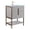 Bright Taupe, variant on Fine Fixtures Serenity 24 in. W x 18 in. D x 33.5 in. H Bathroom Vanity in White Matte with Glass Single Hole top with Black Hardware