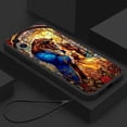 thumbnail image 5 of Para iPhone 16 Pro Max 11 12 13 14 15 Plus 7 8 XR con cordón Estuche para teléfono suave de borde recto SS23 Arte de La Bella y la Bestia de Disney, 5 of 5