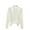 White, variant on Womens Long Sleeve Shirts Half High Neck Fleece Lined Thick Warm Basic Layer T-Shirt Comfy Homewear Tops