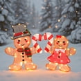 thumbnail image 3 of Ktaxon Gingerbread Man Christmas Lighted Outdoor Decoration for Holiday Lawn Garden Party, 3 of 9