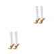 thumbnail image 3 of Sonducket 1 par de calcetines transpirables que absorben la humedad para hombres y mujeres, calcetines para correr, trotar, hacer ejercicio, Tipo 2 Blanco S/M 2Conjunto, 3 of 6