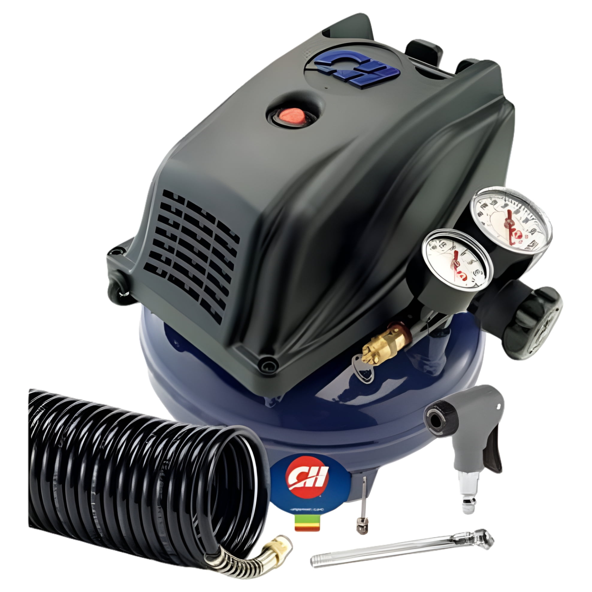 【複数購入歓迎】エアセルフィー AirSelfie & パワーバンクセット Campbell Hausfeld FP260000DI Steel 125 PSI 1-Stage Pancake Air