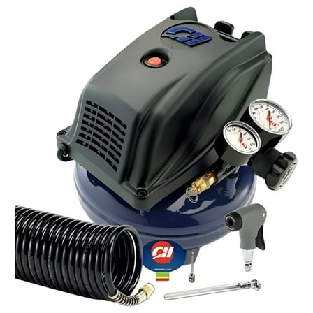 Campbell Hausfeld FP260000DI Blue 125 PSI 1-Stage Oil-Free Air Compressor 1 gal