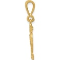 thumbnail image 2 of 14K Yellow Gold Small Brushed Diamond-Cut Number 22 Charm Made In United States sn22, 2 of 5
