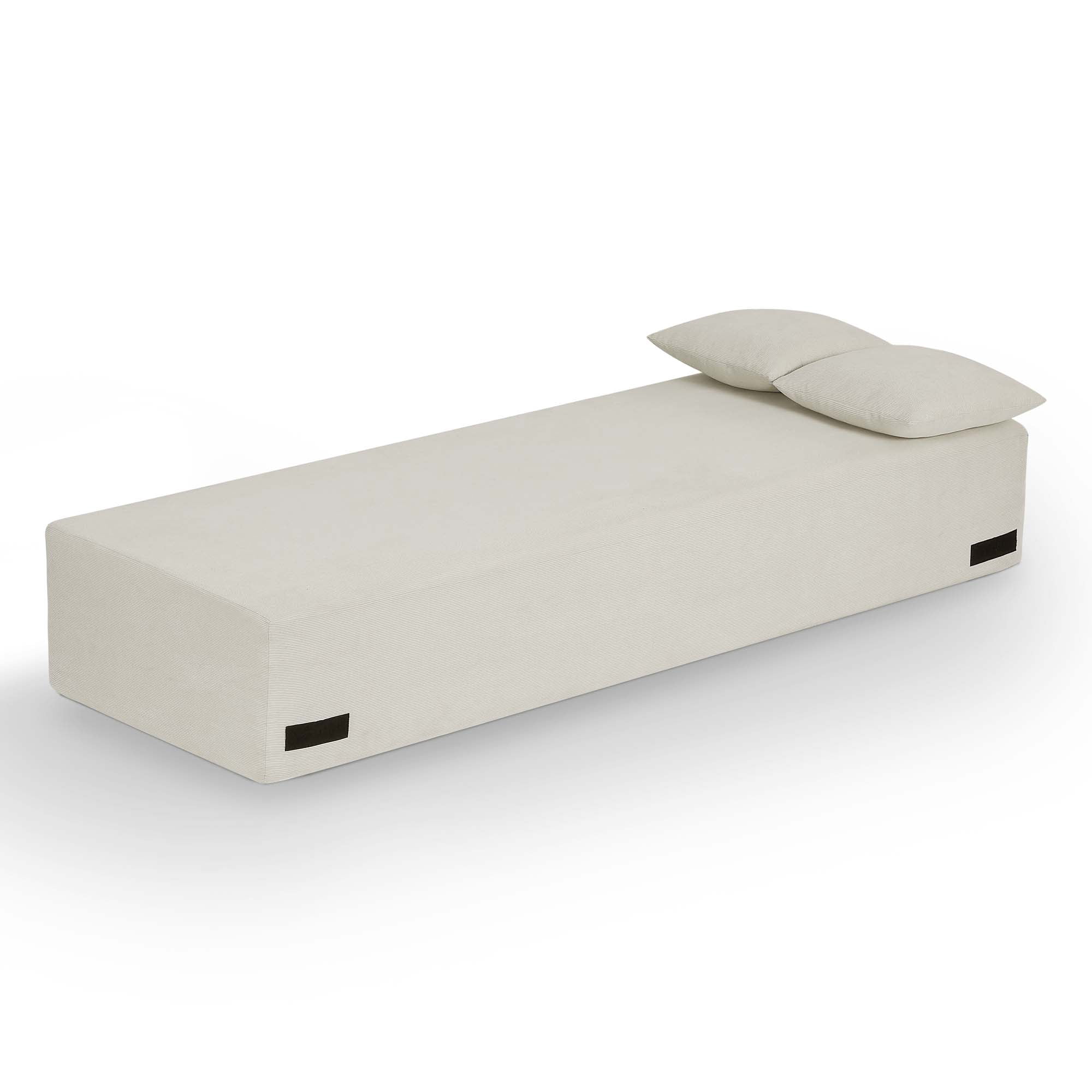 Miniyam 83" W 3 Seater Sofa Boneless Couches, No Assembly Needed, Modern Corduroy Sofa for Compact Living Rooms, Apartments, and Offices(Beige)