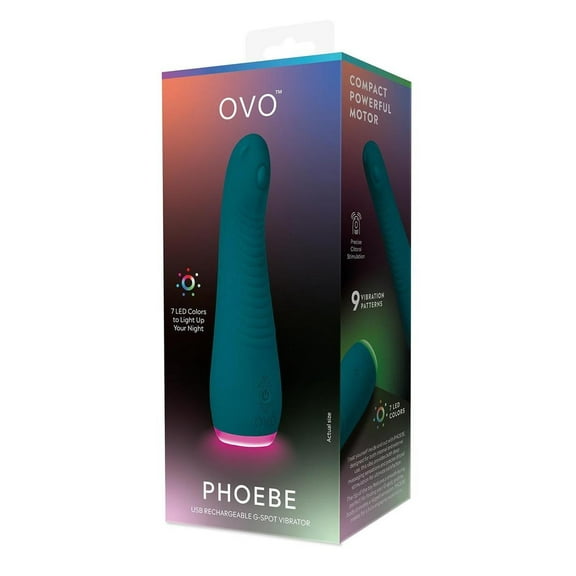 OVO Phoebe G-Spot Vibrator, Navy