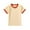 Cream-Coloured, variant on Esaierr Girls Boys Cotton T-Shirt Solid Colours Summer Short Sleeve Tees Tops 2-6 Years Comfortable Crewneck Bottom Shirt for Toddler Kids