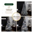thumbnail image 2 of Árbol de Navidad Frondoso con Ramas Escarchadas, Pino Navideño Esquimal (Verde Oscuro Nevado, 1.60 m), 2 of 6