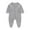 Grey, variant on Wdgfv Baby Boy Girl Print Romper Jumpsuit Outfits Soft Comfortable Casual Playwear for Toddlers and Kids Black 6-9 Months