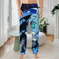 thumbnail image 2 of Shadow Milk Cookie Men's Sleeping Pants Soft Pajama Lounge Pants Casual Sleep Pants M, 2 of 7