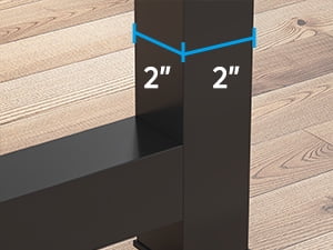 MAYEERTY 70.8 Inch Compact Conference Table, 6-Seater Office Desk with E1 Engineered Wood & 2"x2" Metal Frame
