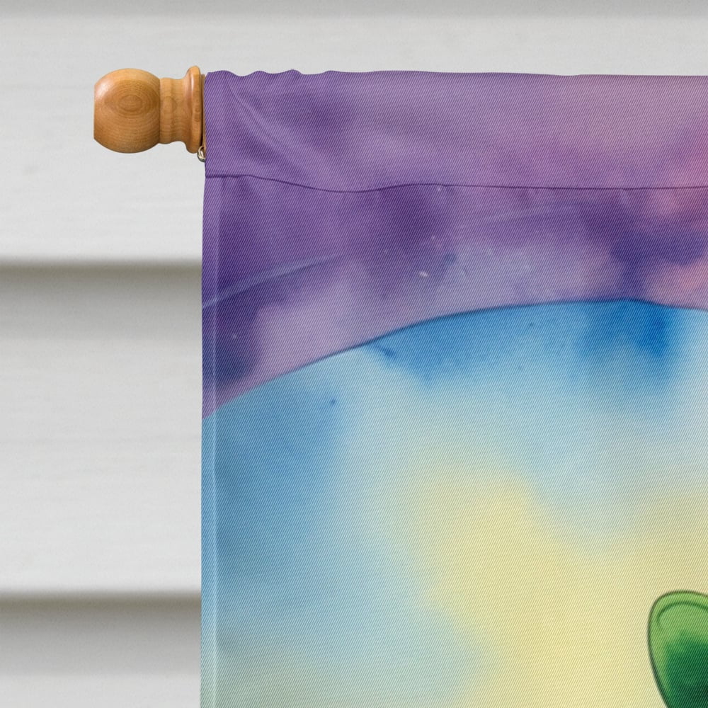 Saint Bernard St Patrick's Day House Flag 28 in x 40 in