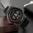 thumbnail image 5 of Luminous Multifunctional Digital Sports Watch, waterproof chronograph watch with alarm countdown, soft silicone strap for outdoor use,,Multicolor B, 5 of 5