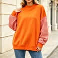 thumbnail image 2 of Azrian Women’s Color Block Sweatshirt,Ladies Contrast Sleeve Pullover Sizes S-3XL, 2 of 6