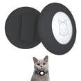 thumbnail image 1 of Soporte para collar de gato Airtag 2022, pequeño soporte para collar de gato compatible con Apple Airtag GPS Tracker, paquete de 2 fundas impermeables para collar de gato y perro dentro de 3/8 pulgada, 1 of 5