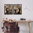 thumbnail image 3 of Stupell Industries Kitchen Wine Bottles Setup Food & Beverage Painting Black Floater Framed Canvas Art Print Wall Art, 17 x 21, Set of 2, 3 of 10