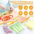 thumbnail image 2 of Bolsas Reutilizables para Alimentos Herméticas y Ecológicas (Multicolor), 2 of 4